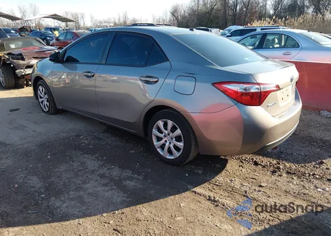 2016 Toyota Corolla Le Premium from USA, damaged, VIN 2T1BURHE4GC591788